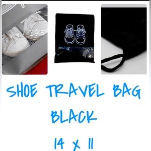 Black Dust Bag Shoe Purse Travel Storage Bag NWOT Firm Price